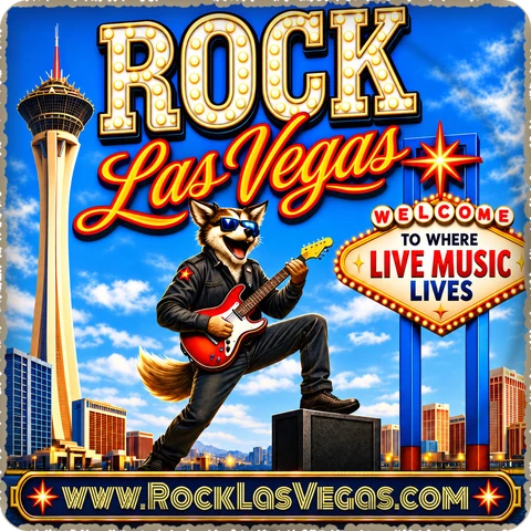 Rock Las Vegas — coaster logo