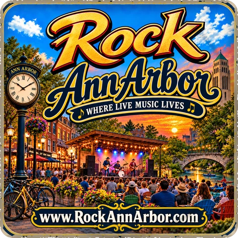 Rock Ann Arbor — coaster logo