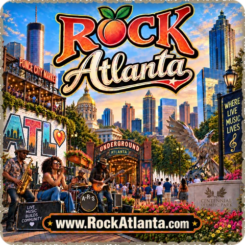 Rock Atlanta — coaster logo